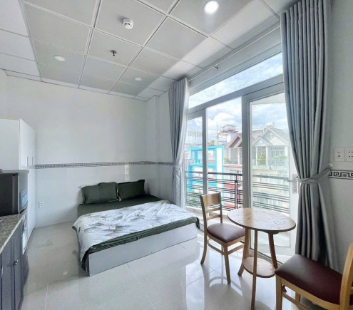 Căn hộ mini full nội thất, có ban công riêng, có thang máy - free phí dịch vụ